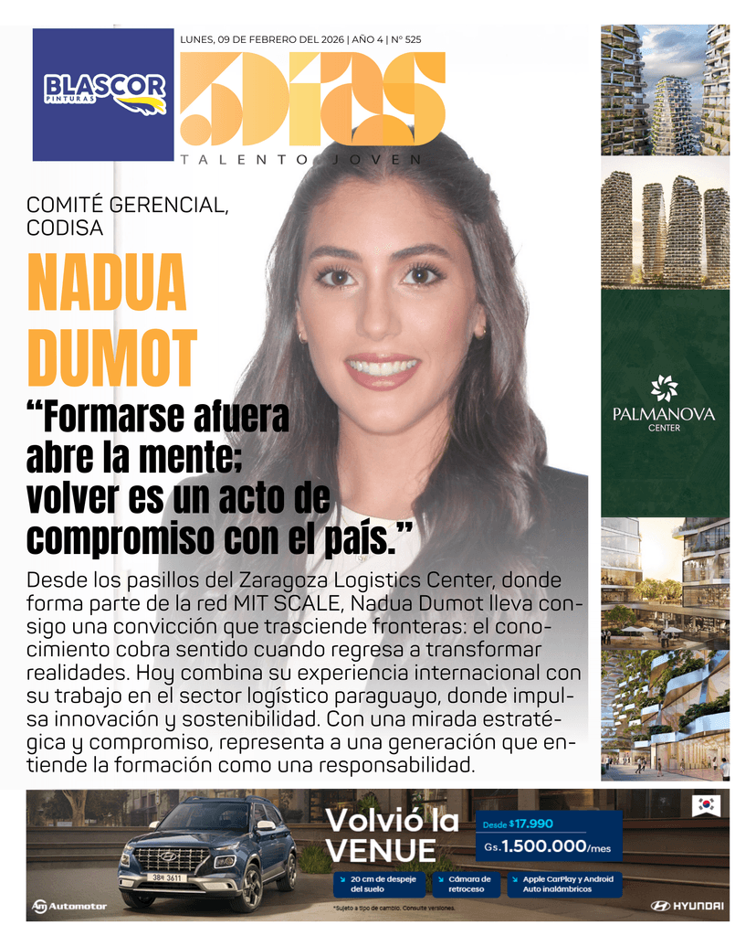 Tapa del Diario Talento Joven