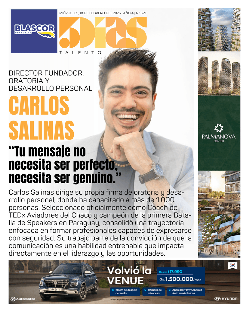 Tapa del Diario Talento Joven