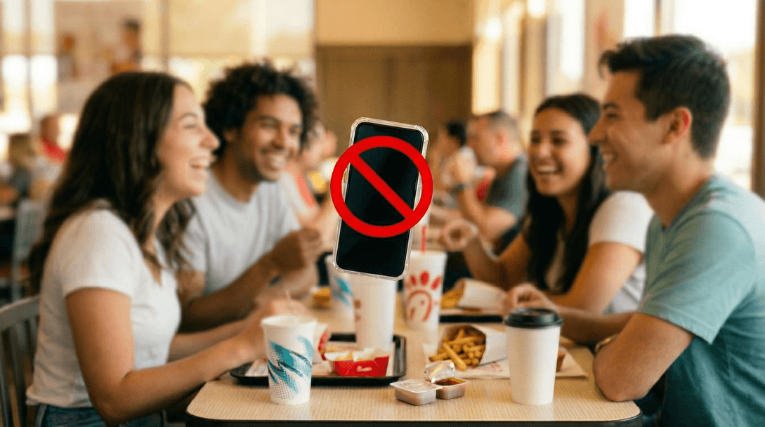 Restaurantes sin celulares: la tendencia que crece entre jóvenes