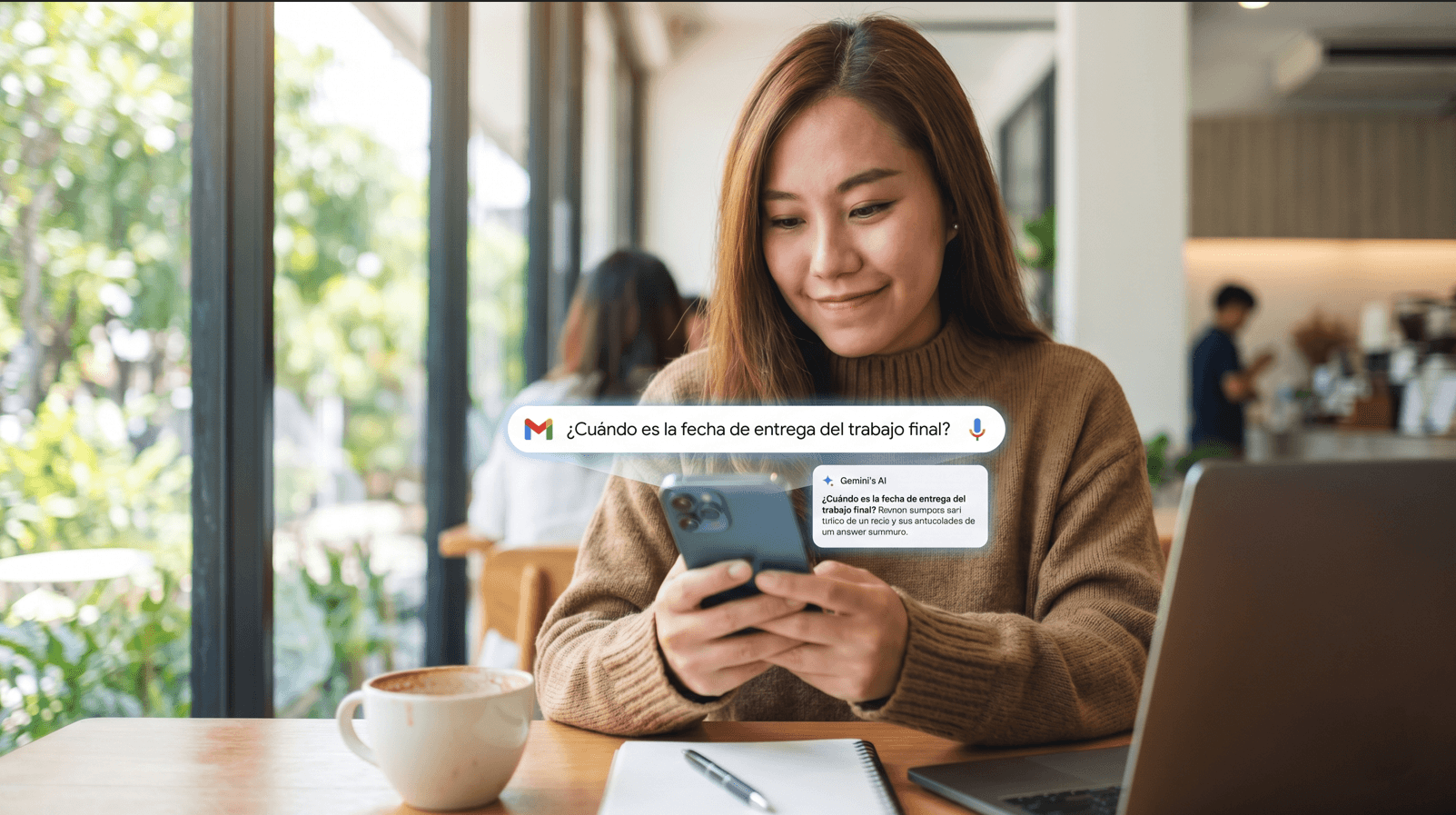 Buscar correos en Gmail con preguntas directas ya es real