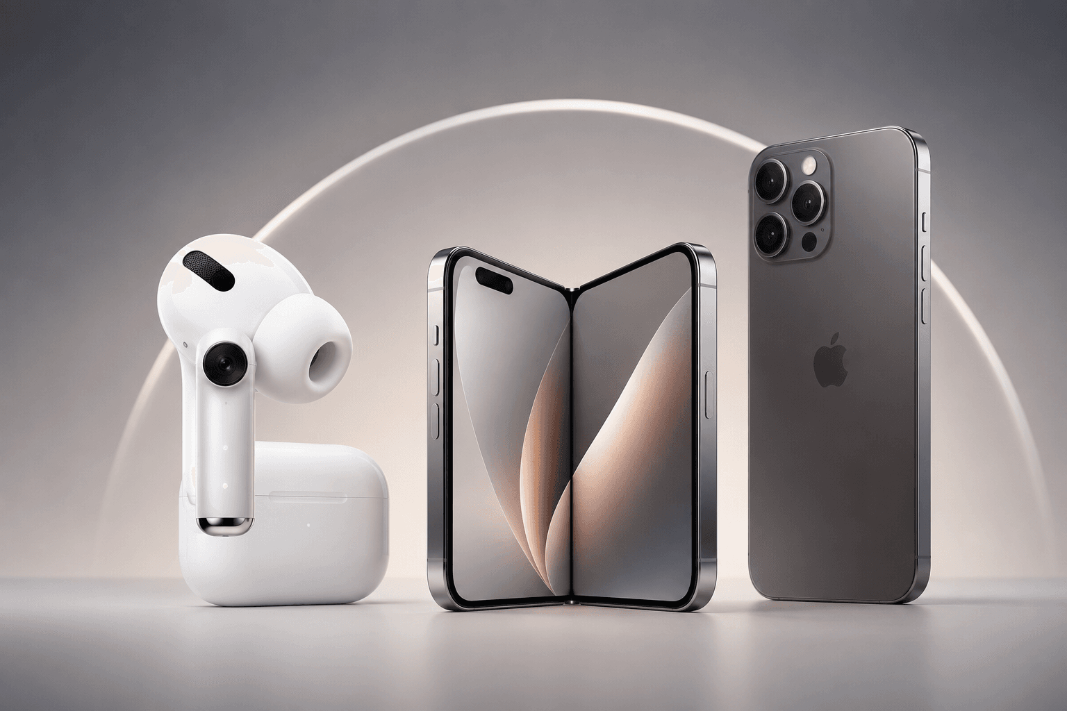 Apple apuesta por AirPods inteligentes y un iPhone plegable mejorado en 2027